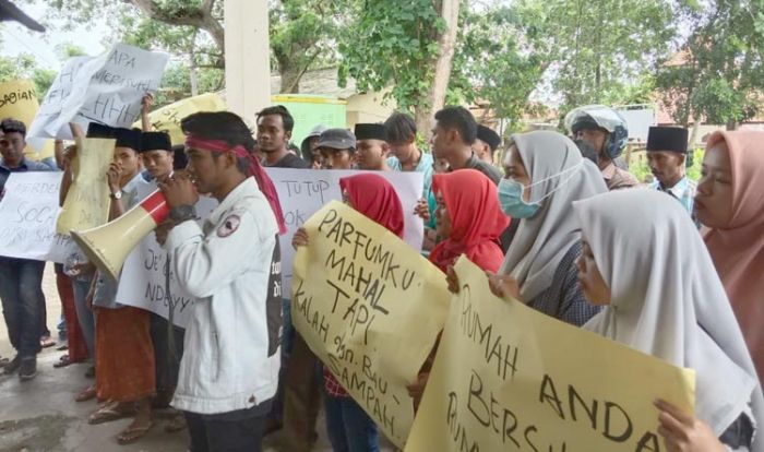 Demo Tagih Janji DLH Bangkalan, Warga Socah Ancam Tutup TPA Desa Buluh