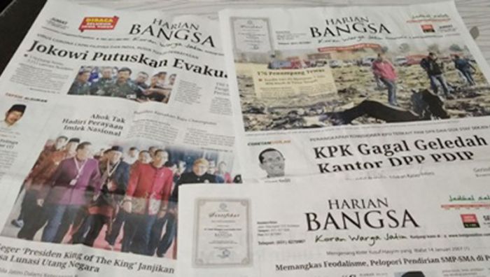 Kantor HARIAN BANGSA Tergenang Air, Edisi Sabtu Tak Terbit, Pembaca dan Agen Marah Kantor HARIAN BANGSA Tergenang Air, Edisi Sabtu Tak Terbit, Pembaca dan Agen Marah
