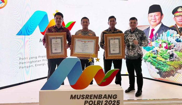 Polres Mojokerto Kota Raih 3 Penghargaan di Musrenbang Polri Polres Mojokerto Kota Raih 3 Penghargaan di Musrenbang Polri