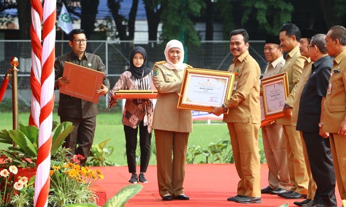 Pemkab Gresik Raih Penghargaan Pembina K3 Terbaik Kedua se-Jatim