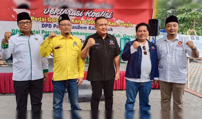 Pilbup Gresik 2020: Golkar, Nasdem, dan PPP, Berpeluang Gabung Koalisi Gerindra dan Demokrat