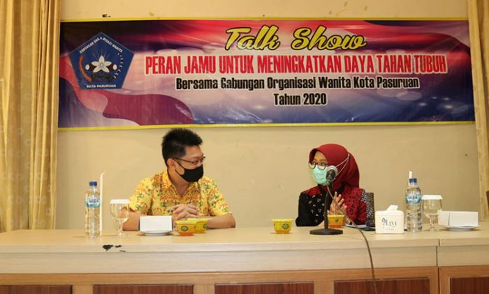 Bersama Jamu Iboe, GOW Kota Pasuruan Gelar Talk Show Peran Jamu Untuk Tingkatkan Daya Tahan Tubuh