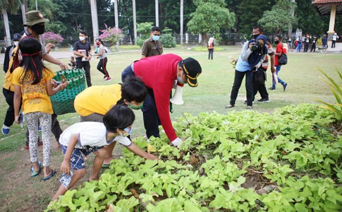 ​Pj. Bupati Sidoarjo Gagas "Jogo Taman Delta", Hijaukan Lagi Taman-Taman Sekaligus Edukasi Protkes 