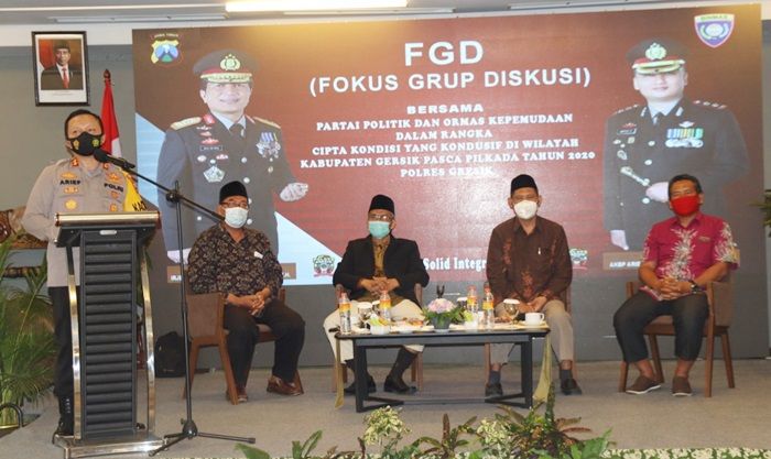 Gelar FGD, Kapolres Gresik Ajak Parpol dan Ormas Kepemudaan Tangkal Radikalisme Gelar FGD, Kapolres Gresik Ajak Parpol dan Ormas Kepemudaan Tangkal Radikalisme