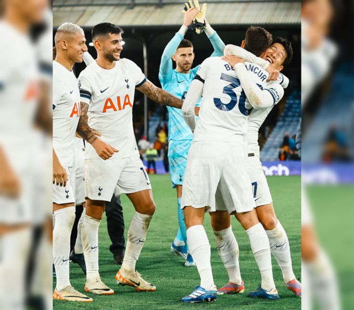 Hasil Crystal Palace vs Tottenham Hotspur: Menang 2-1, The Lilywhites Makin Kokoh di Puncak Klasemen