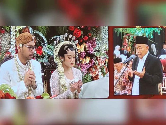 Kiai Asep Pimpin Doa Akad Nikah Putri Sekda Pemprov Jatim di Jakarta
