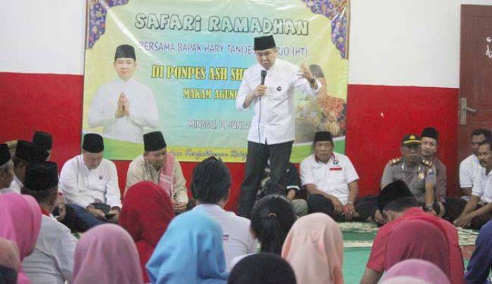 Hary Tanoe Safari Ramadhan ke Ponpes Ash Shomadiyah Tuban