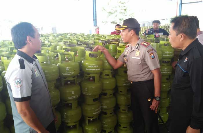 Antisipasi Penimbunan Telur dan Elpiji, Satgas Pangan Polres Blitar Lakukan Sidak