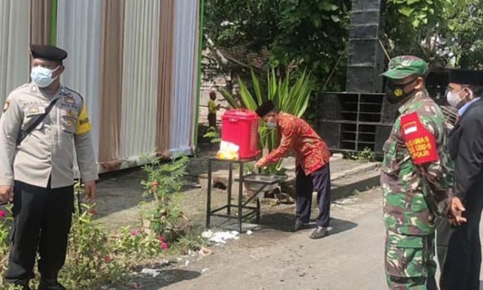 Pascaterjadi Klaster Hajatan di Mantingan, Babinsa Aktif Sosialisasi Prokes