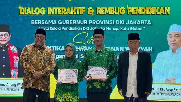 Dihadiri Rano Karno, Kiai Asep Paparkan Pesantren Global dalam Dialog Pergunu di Balai Kota DKI