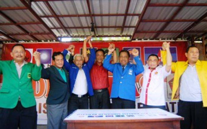 Resmi Deklarasi, Koalisi Gajah Keroyok Ramai-ramai Calon Bupati Sidoarjo Incumbent