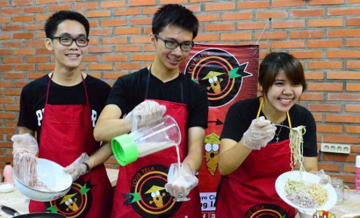 Terobosan Tiga Mahasiswa UKWM: Buat Spaghetti, Milkshake dan Coffee Latte dari Singkong Terobosan Tiga Mahasiswa UKWM: Buat Spaghetti, Milkshake dan Coffee Latte dari Singkong