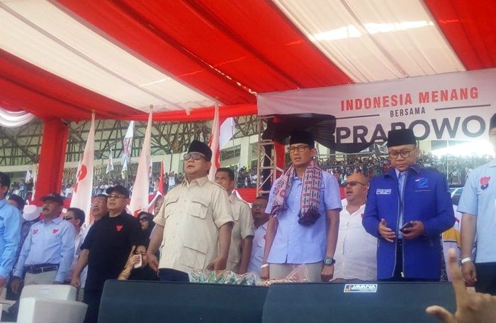 Prabowo-Sandi Gelar Kampanye Akbar di GOR Sidoarjo