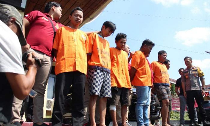 Korban Capai Puluhan Orang, Polres Ngawi Gulung Komplotan Pencopet Asal Surabaya