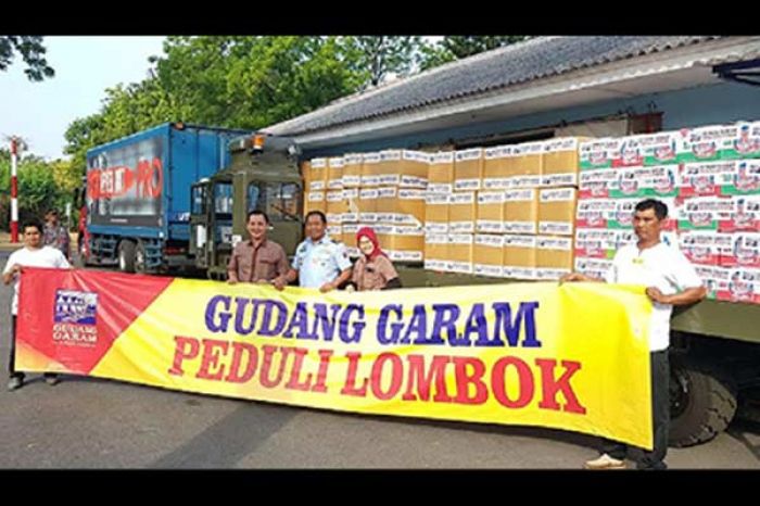 Peduli Lombok, Gudang Garam Kirimkan Paket Bantuan 