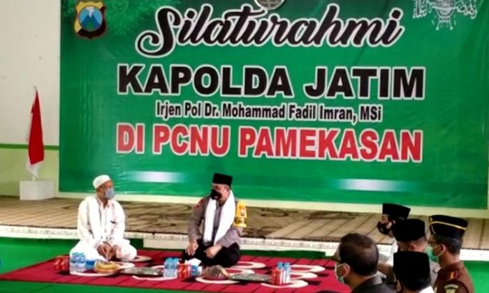 Kapolda Jatim Silaturahim ke Kantor PCNU Pamekasan Kapolda Jatim Silaturahim ke Kantor PCNU Pamekasan