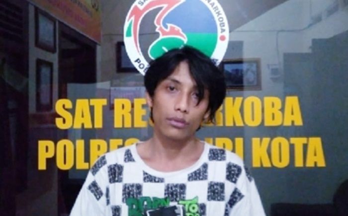​Edarkan Sabu 9,48 Gram, Warga Pare Ditangkap Polres Kediri Kota