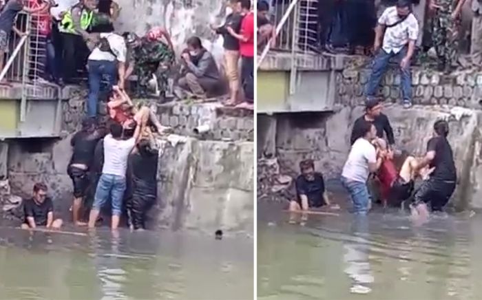 Hendak Ditangkap Polisi, Bandar Narkoba di Sidoarjo Nekat Ceburkan Diri ke Sungai Hendak Ditangkap Polisi, Bandar Narkoba di Sidoarjo Nekat Ceburkan Diri ke Sungai