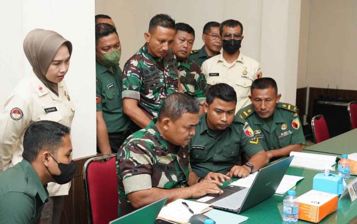 Tim Asistensi Sisfolog TNI AD Kunjungi Makorem 084/BJ Tim Asistensi Sisfolog TNI AD Kunjungi Makorem 084/BJ