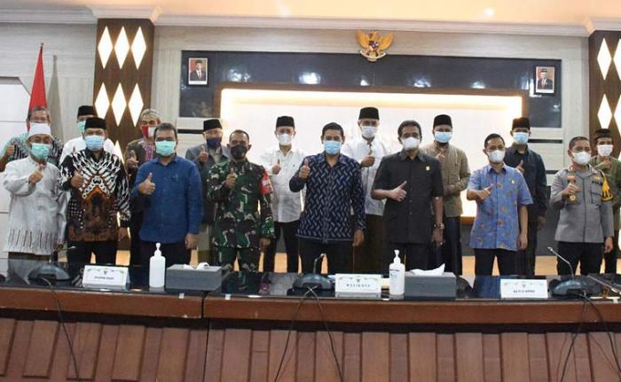 Wali Kota Kediri Bersama Forkopimda dan Ulama Ajak Masyarakat Salat Idul Fitri di Rumah