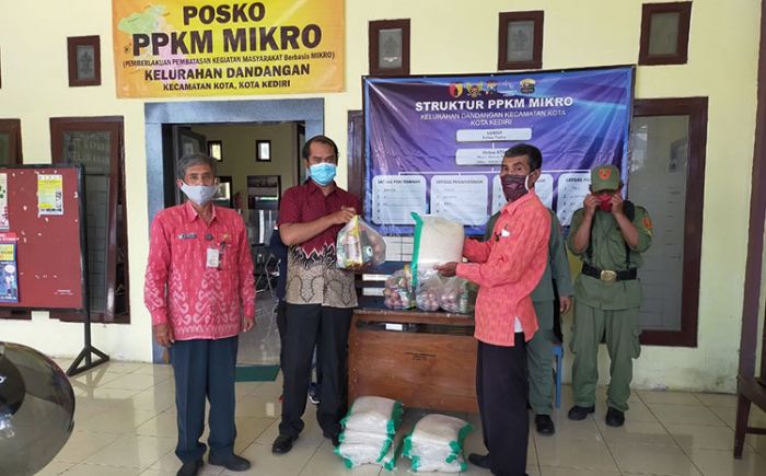 Pemkot Kediri Salurkan Bantuan Paket Sembako Isolasi Mandiri di 8 Kelurahan