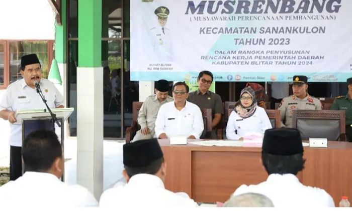 Hadiri Musrenbang Kecamatan Sanankulon, Mak Rini Minta Desa dan Kelurahan Aktif Berpartisipasi
