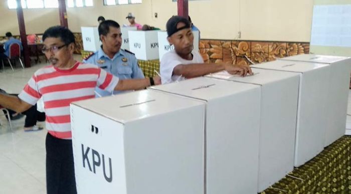 Pemungutan Suara di Lapas Klas IIA Pamekasan Sempat Tertunda