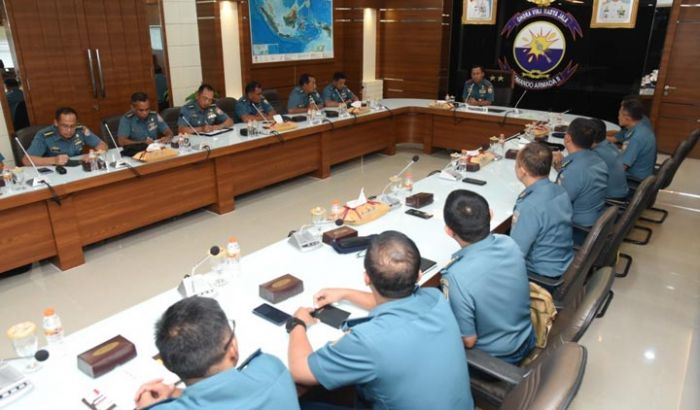 Panglima Koarmada II Berikan Pengarahan Kepada Perwira Lulusan Sesko TNI Angkatan 46