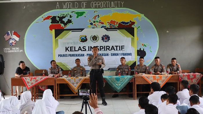 Bersama Polisi, PWI Pamekasan Gelar Kelas Inspiratif Bersama Polisi, PWI Pamekasan Gelar Kelas Inspiratif