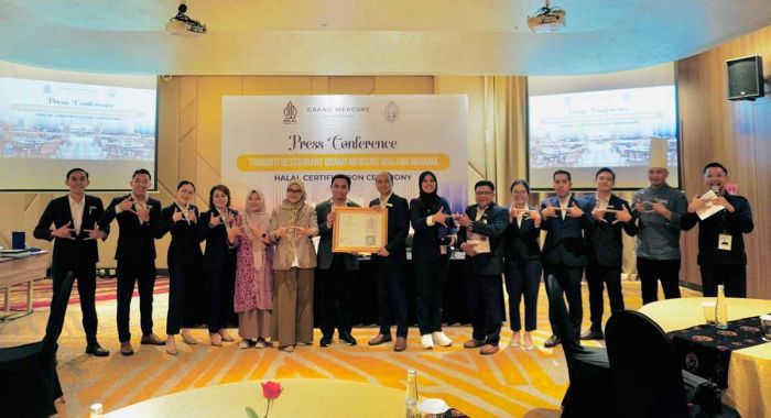 Trimurti Restaurant Grand Mercure Malang Resmi Raih Sertifikat Halal MUI-BPJPH
