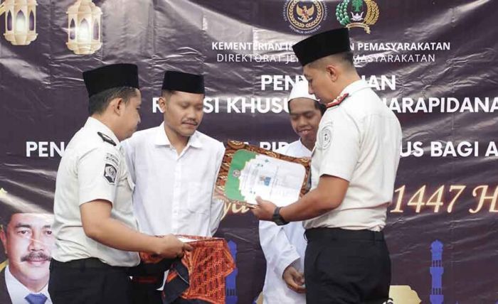 Empat Napi Lapas Kediri Dapat Remisi Idulfitri, Bebas di Hari Lebaran