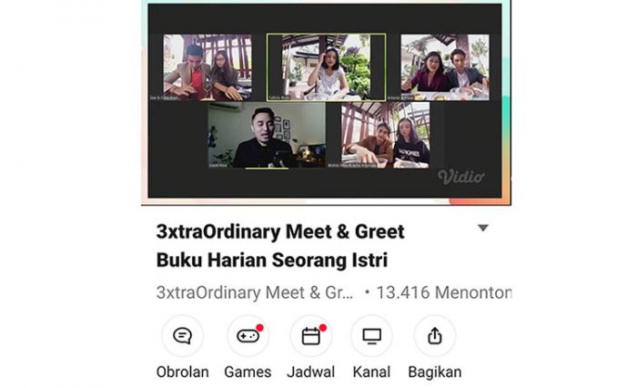 Meet and Greet Buku Harian Seorang Istri Capai 13 Ribu Viewers Meet and Greet Buku Harian Seorang Istri Capai 13 Ribu Viewers