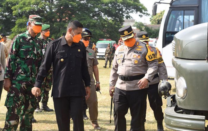 Wali Kota Kediri Pimpin Apel Kesiapsiagaan Hadapi Ancaman Bencana Hidrometeorologi