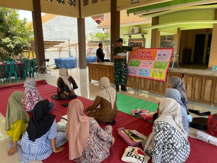 Satgas TMMD ke-126 Sidoarjo Ajak Warga Tulangan Cegah Stunting