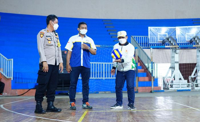 Jaring Bibit Atlet, Wawali Mas Adi Buka Turnamen Voli Piala Wali Kota Pasuruan