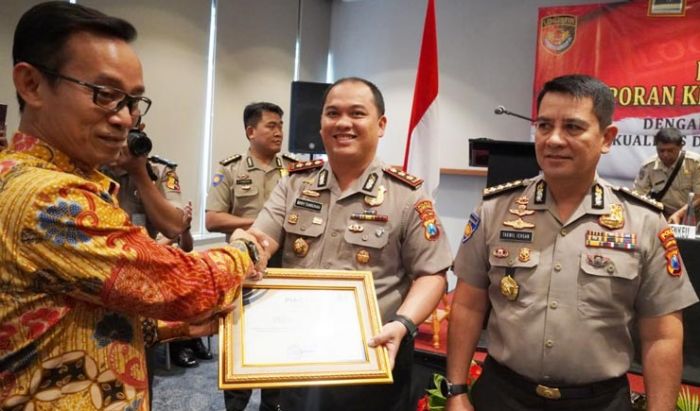 Polres Jombang Dapat Penghargaan Satker Terbaik 2019 dari Menteri Keuangan