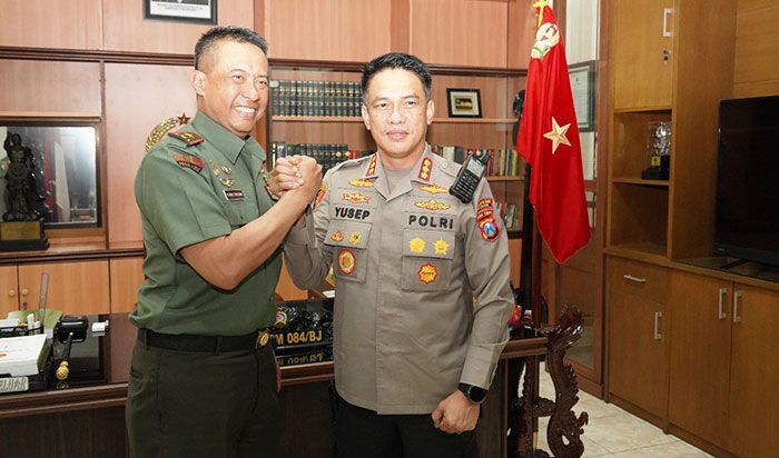 Perekat Sinergitas, Danrem 084/BJ Terima Kunjungan Kapolrestabes Surabaya Perekat Sinergitas, Danrem 084/BJ Terima Kunjungan Kapolrestabes Surabaya