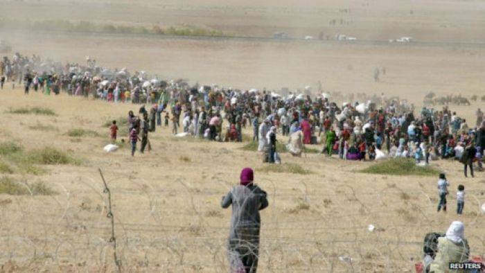 Dalam Semalam Gelombang 45 Ribu Pengungsi Suriah Masuki Turki