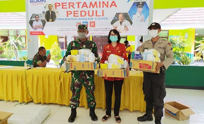 Pertamina Bagikan 10 Ribu Masker untuk Masyarakat Tuban