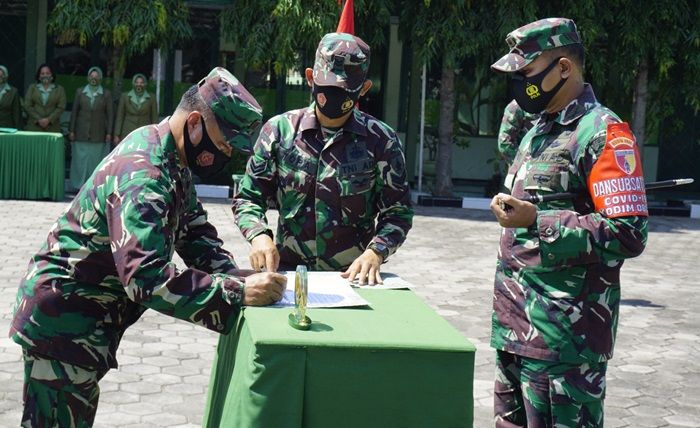 Penyegaran, Kodim Ngawi Gelar Pergantian Danramil