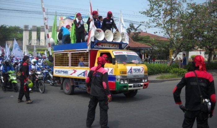 Tidak Ada Pengalihan Arus Saat Aksi May Day di Sidoarjo