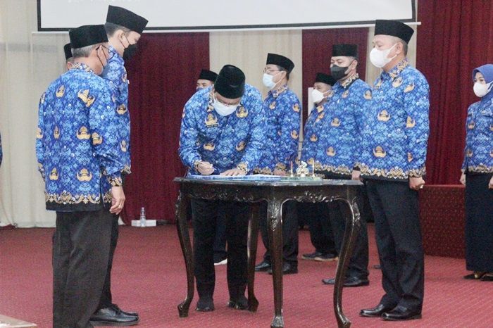 Hadiri Pengukuhan Pengurus, ​Gus Ipul Minta Korpri Kota Pasuruan Bantu ASN Persiapkan Masa Pensiun