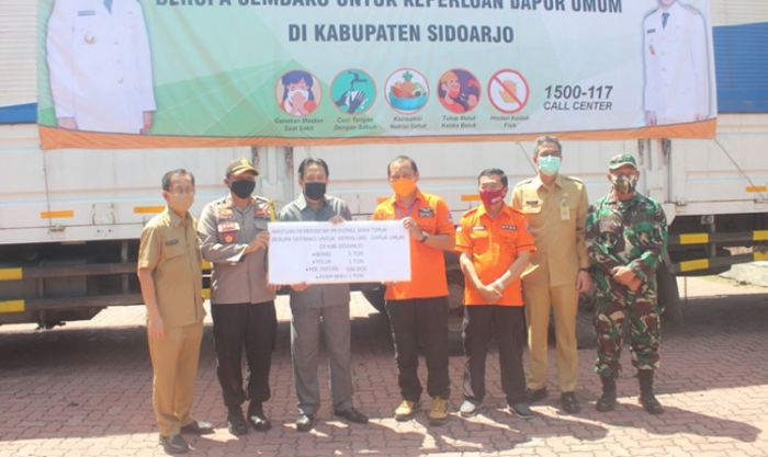 Terima Bantuan Sembako dari Pemprov, Pemkab Sidoarjo Bakal Dirikan Tiga Dapur Umum Terima Bantuan Sembako dari Pemprov, Pemkab Sidoarjo Bakal Dirikan Tiga Dapur Umum