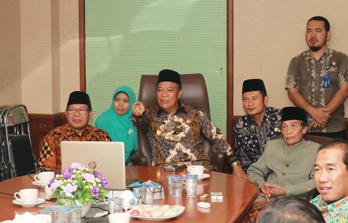 Prihatin Bencana Alam, Bupati Fadeli Ajak Warganya Khataman dan Do’a Bersama