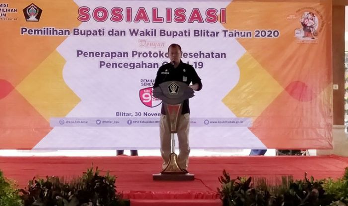 Pemkab Blitar Sosialisasikan Penerapan Protokol Kesehatan pada Pilkada 2020