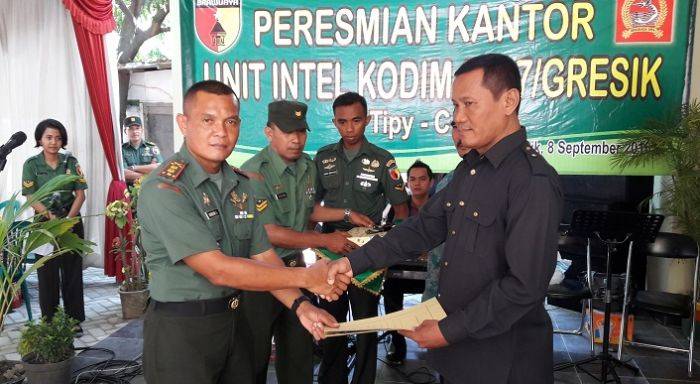 Kodim Gresik Punya Kantor Unit  Intel Baru 