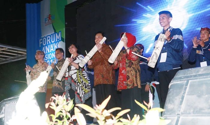 ​Pj Sekdaprov Jatim Hadiri Pembukaan Forum Anak Nasional 2018