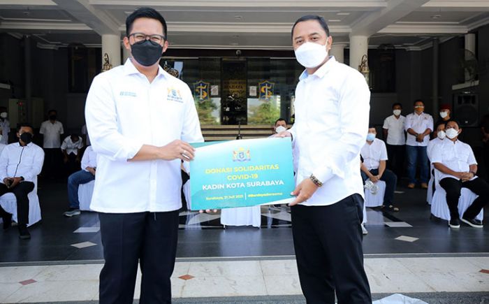 Respons Panggilan Wali Kota Eri, Sejumlah Stakeholder Bantu Penanganan Covid-19 di Surabaya Respons Panggilan Wali Kota Eri, Sejumlah Stakeholder Bantu Penanganan Covid-19 di Surabaya