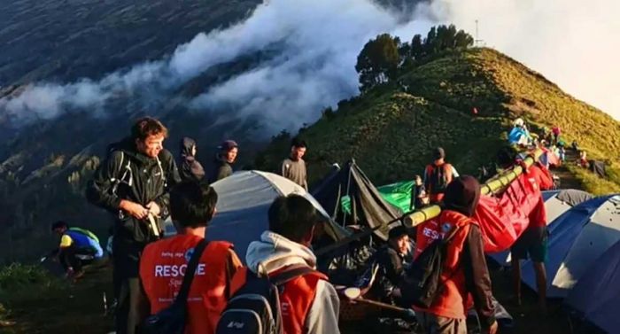 TNGR Catat Lonjakan Pendaki Gunung Rinjani saat Libur Panjang