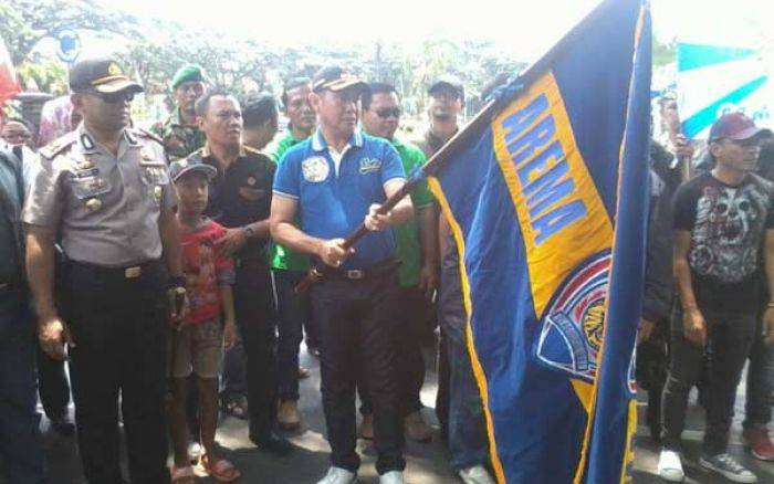 Ribuan Aremania Siap Birukan Stadion GBK, Pagi Tadi Diberangkatkan Wali Kota Ribuan Aremania Siap Birukan Stadion GBK, Pagi Tadi Diberangkatkan Wali Kota